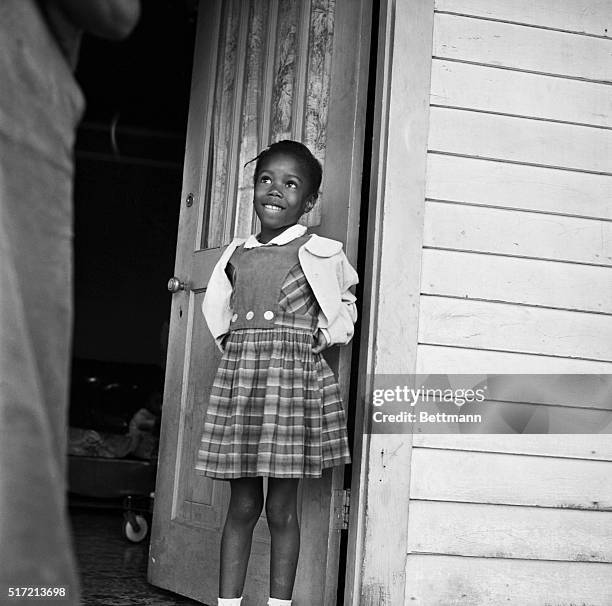 Ruby Nell Bridges at age 6, was the first African American child to attend William Franz Elementary School in New Orleans after Federal courts...
