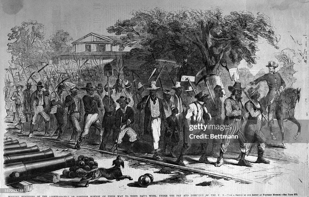 Contraband Workers During Civil War