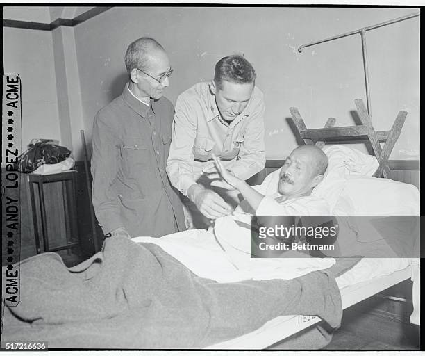 Tojo Recovers. Tokyo, Japan: General Hideki Tojo, former Premier of Japan, is recovering from a self-inflicted bullet wound in the US 43rd Field...