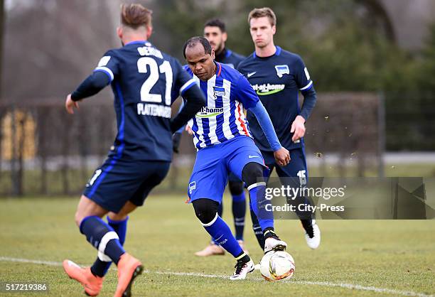 Ronny of Hertha BSC during the test match between Hertha BSC and Hertha BSC U23 on March 24, 2016 in Berlin, Germany.