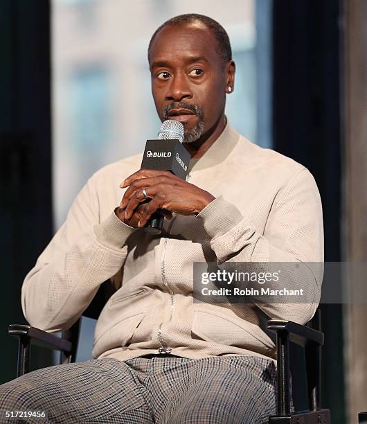 Don Cheadle attends AOL Build Speaker Series Don Cheadle Discusses His Directorial Debut In "Miles Ahead" at AOL Studios In New York on March 24,...