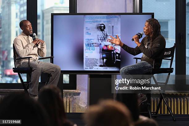 Don Cheadle attends AOL Build Speaker Series Don Cheadle Discusses His Directorial Debut In "Miles Ahead" at AOL Studios In New York on March 24,...