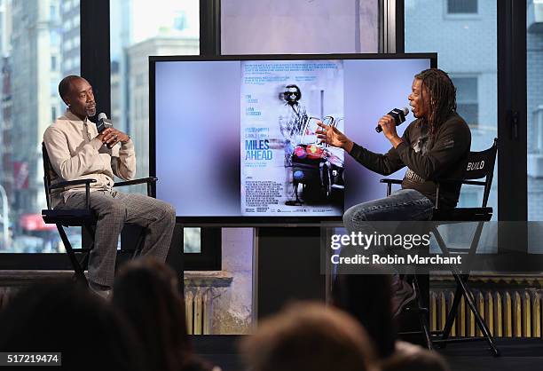 Don Cheadle attends AOL Build Speaker Series Don Cheadle Discusses His Directorial Debut In "Miles Ahead" at AOL Studios In New York on March 24,...