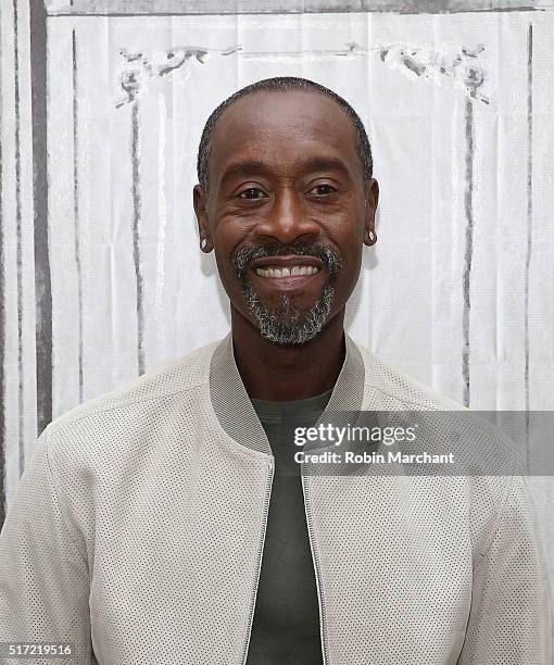 Don Cheadle attends AOL Build Speaker Series Don Cheadle Discusses His Directorial Debut In "Miles Ahead" at AOL Studios In New York on March 24,...