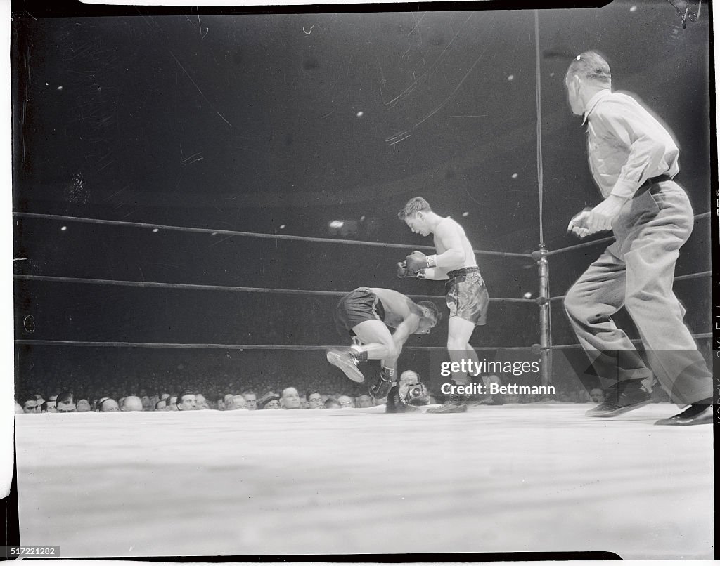 Beau Jack Missing Morris Reif During Bout