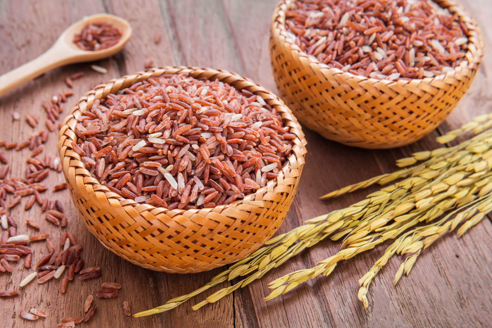 red rice serving