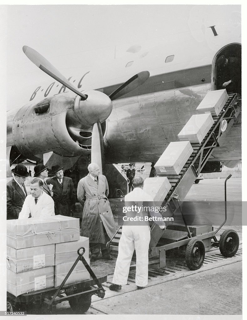 View of Aircraft and BOAC Chairman Nearby