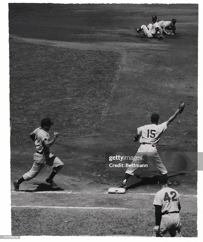 Cleveland Baseball Action on The Field