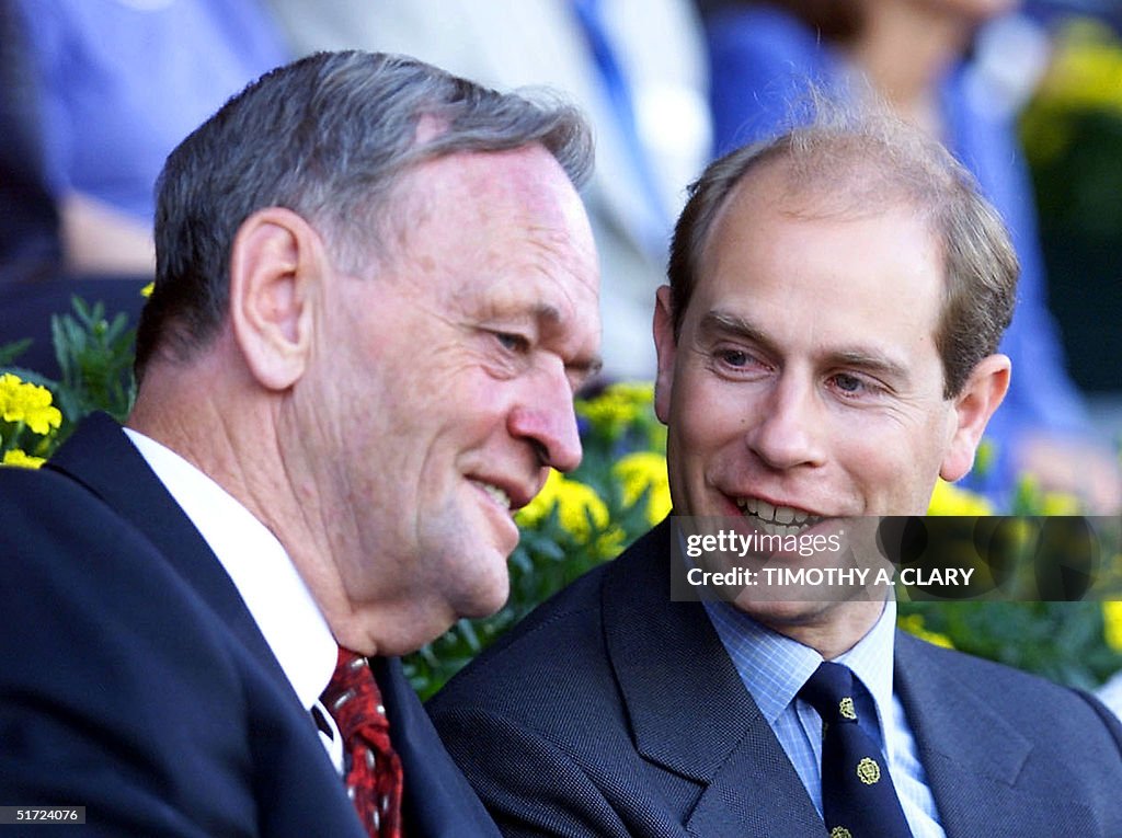 Edward Rudd Britain Britain's Prince Edward talks with Canadian Prime Minister Jean... News ...