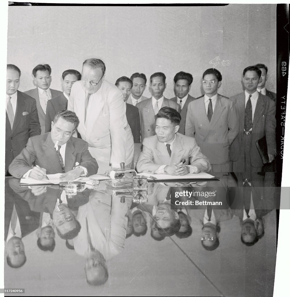 Indochina Truce Signing
