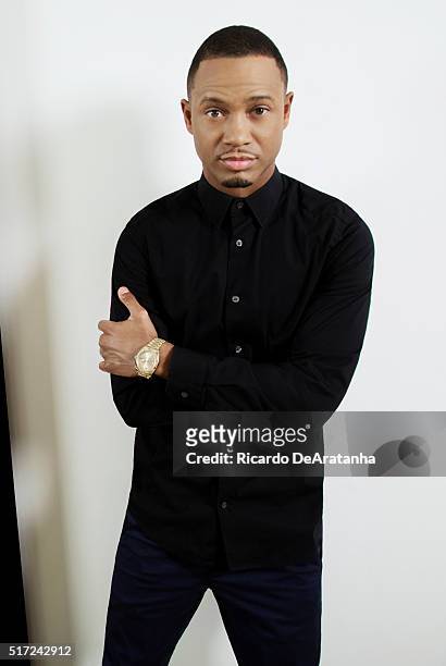 Actor Terrence J is photographed for Los Angeles Times on March 7, 2016 in Los Angeles, California. PUBLISHED IMAGE. CREDIT MUST READ: Ricardo...