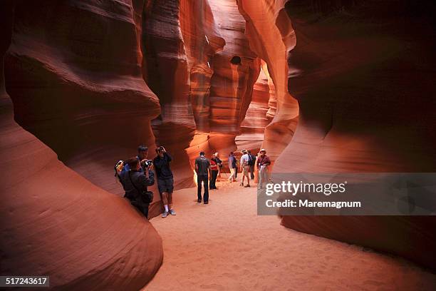 antelope canyon near page - antelope canyon stock pictures, royalty-free photos & images