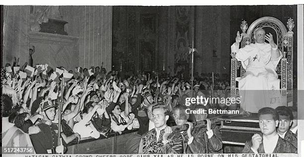 Authoritative Vatican sources revealed late September 16th that Pope Pius XII has suffered a recurrence of the stomach ailment that troubled him...