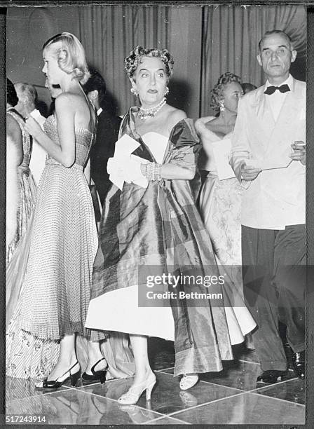 Gloria Swanson, star of recent "Sunset Boulevard" was another star among the scores who attended the benefit show for French polio victims, with...