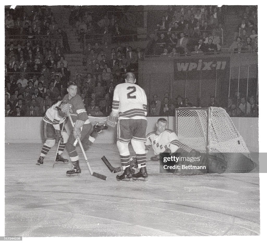 Hockey Team Players in Action