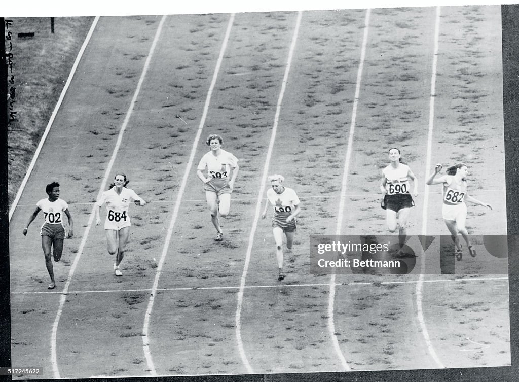 Canadian Girl Winning Race