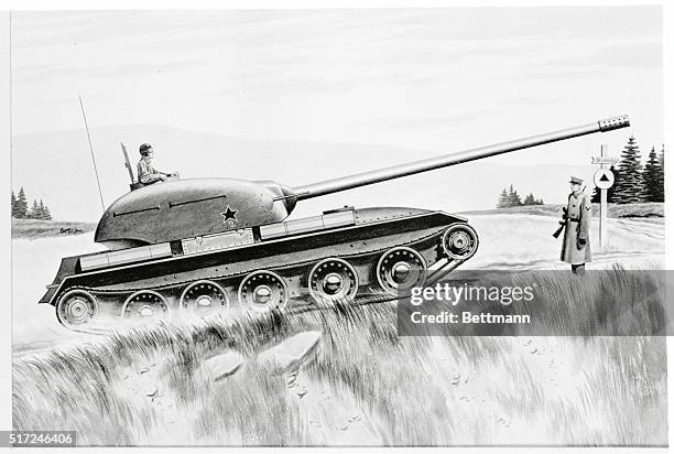 New Soviet "Killer" Tank. New York: Among the "deadly new family of weapons" said by US Army sources to have been developed by the Soviet Union is...