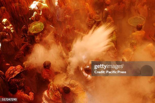 Vrindavan widows break taboo, thousand of widows celebrated Holi at an ancient Vrindavan temple organised by NGO Sulabh International. Bindeshwar...