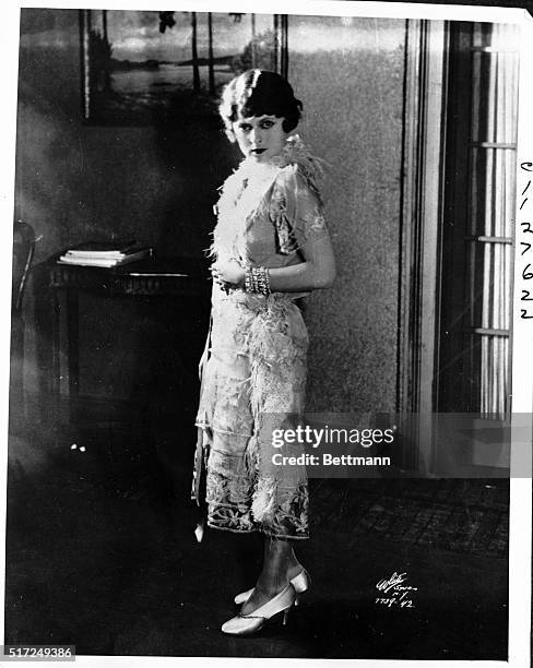 The dramatization of Anita Loos' best seller, "Gentlemen Prefer Blonds" hit the Broadway boards with June Walker as the heroine, Lorelei Lee..