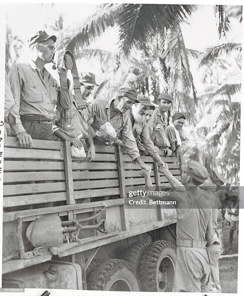 Soldiers Shaking Hands