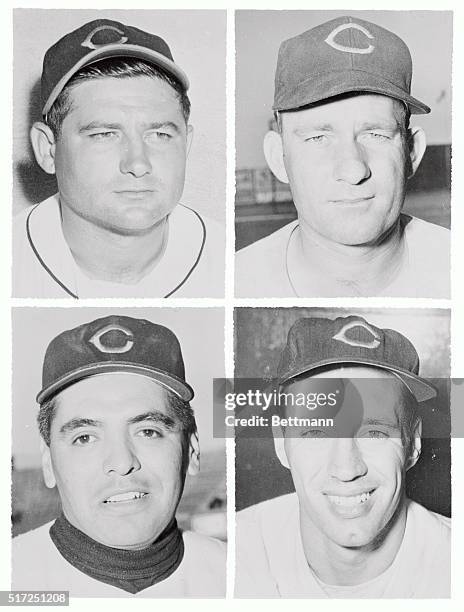 Among the noteworthy pitchers of the Cleveland Indians staff are Early Wynn , Bob Lemon , Mike Garcia and Bob Feller .