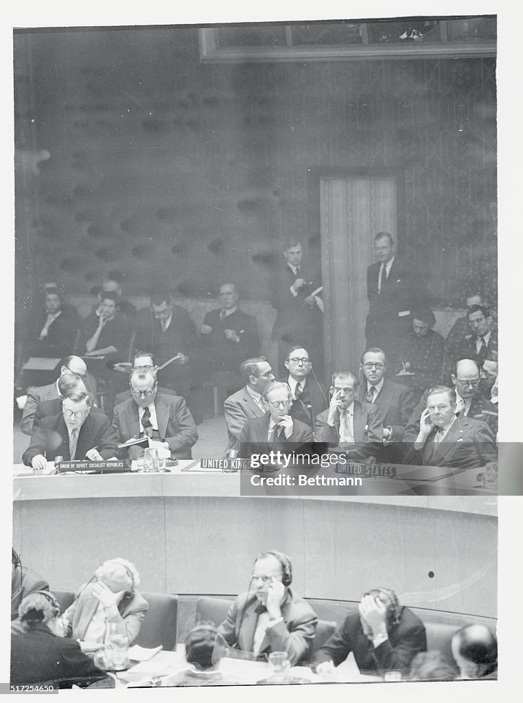 Soviet Delegate Speaking at United Nations Security Council
