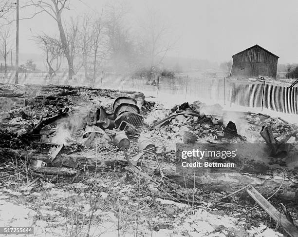 Smoldering ruins is all that remains of the House of Horrors after a fire of undetermined cause destroyed the two story frame building on March 20,...