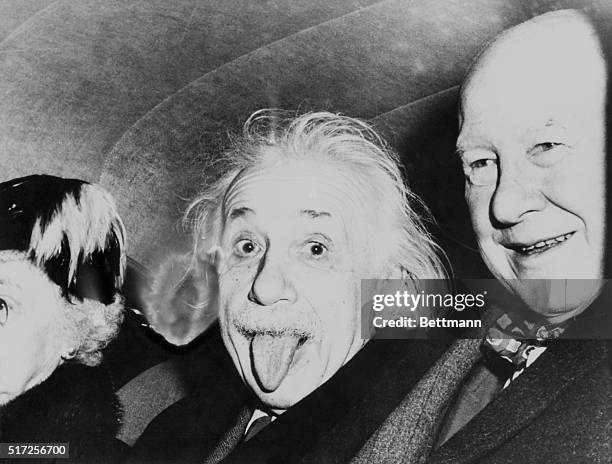 May 5, 1958-Princeton, New Jersey: Albert Einstein gives the "Razz".