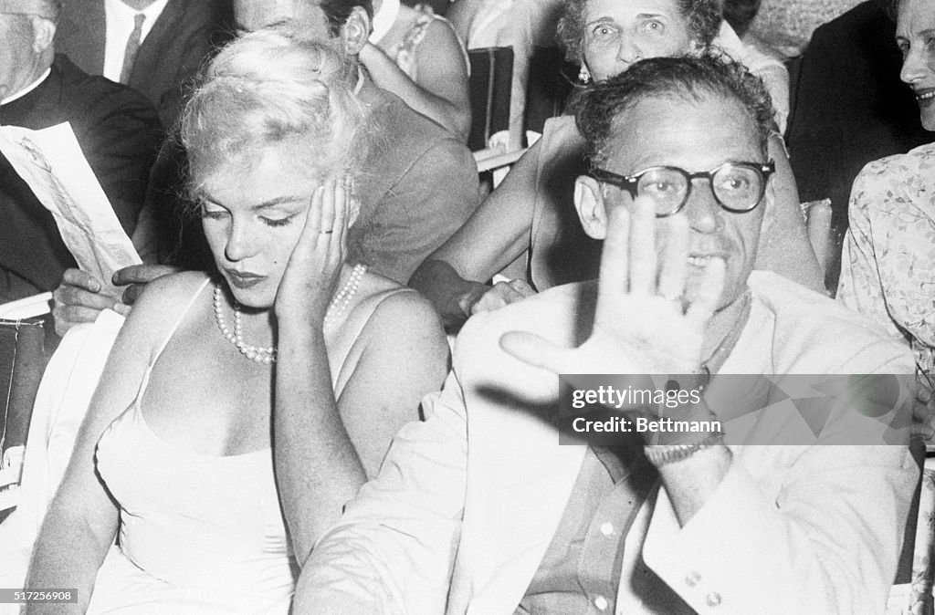 Marilyn Monroe and Arthur Miller
