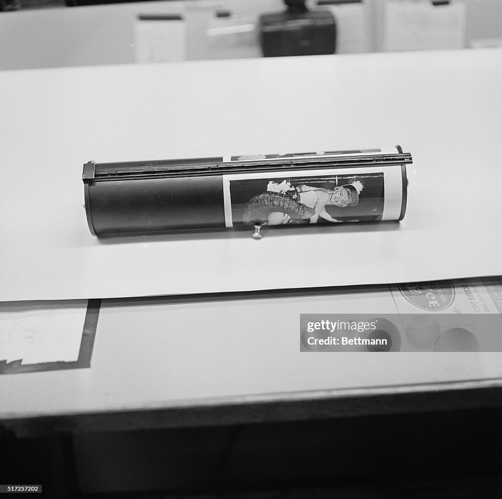 Marilyn Monroe on UPI Telephoto Drum