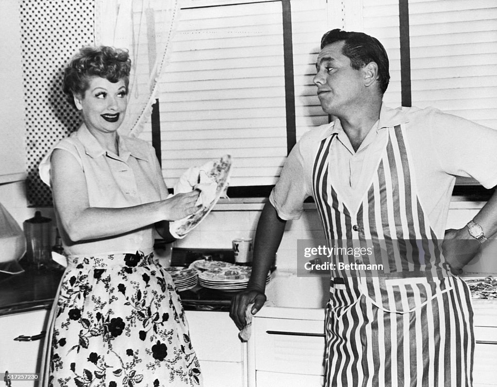 Lucille Ball and Desi Arnaz