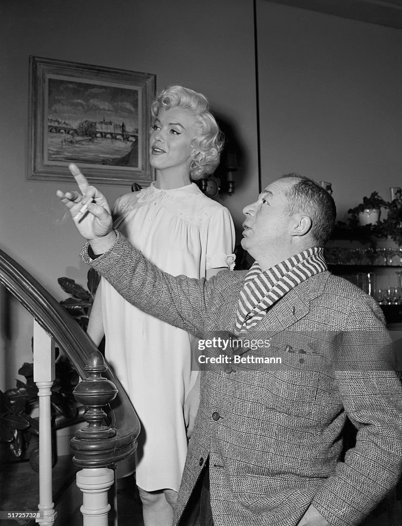 Billy Wilder Directing Marilyn Monroe on Film Set
