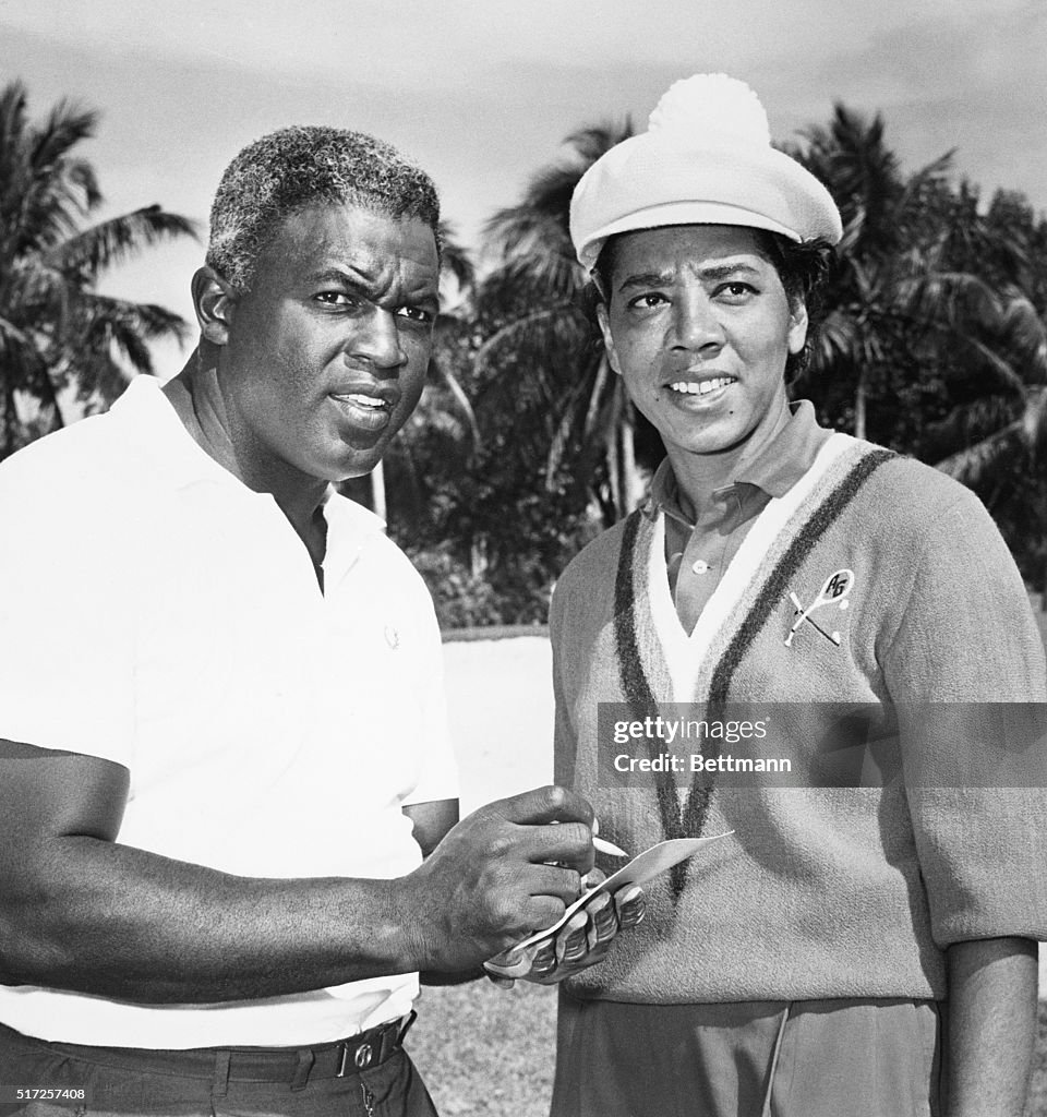 Jackie Robinson and Althea Gibson