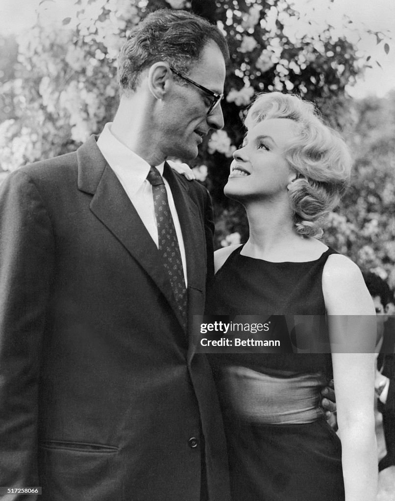 Marilyn Monroe and Arthur Miller
