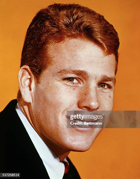 Ryan O'Neal, actor who played Rodney Harrington on 20th Century Fox Television's 1964 series Peyton Place.
