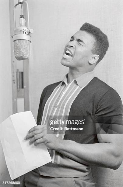 World Heavyweight Champion Muhammad Ali records a rhythm and blues album entitled The Gang's All Here.