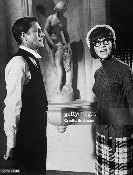 Bewitched, Beautiful, and Bespectacled. A bespectacled Agent 99, Barbara Feldon, makes her film debut opposite Dick Van Dyke in the comedy, Fitzwilly.