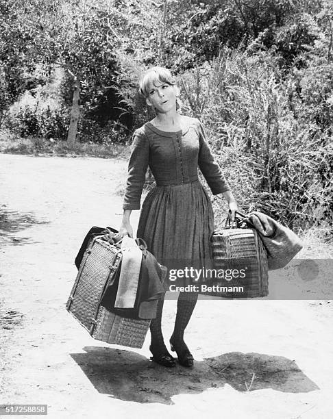 Singer Petula Clark. Closeup anf full length, as she appears in the movie: Finian's Rainbow. October, 1967.