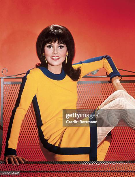 Actress Marlo Thomas, currently in TV series, That Girl.