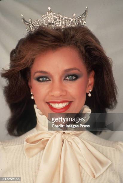 Vanessa L. Williams, the First African American Miss America circa 1983 in New York City.