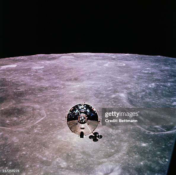 Apollo 10 Orbiting Moon Apollo 10 Orbiting Moon