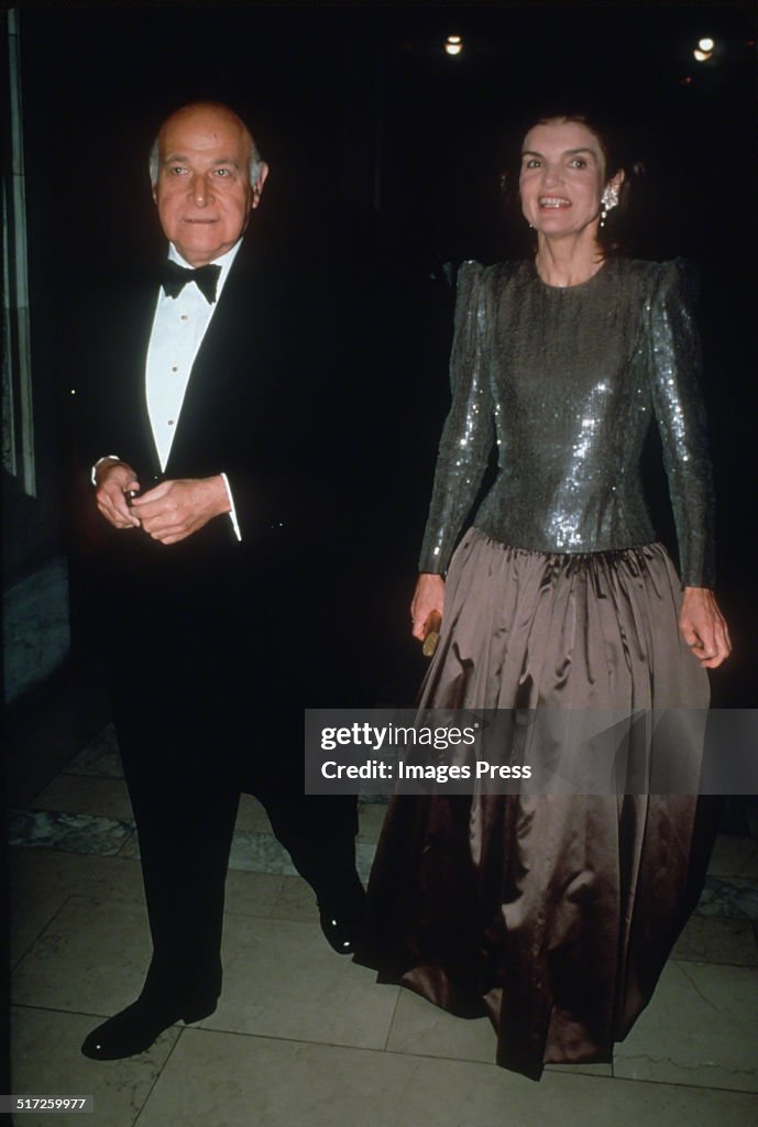 Maurice Tempelsman And Jacqueline Kennedy Onassis Attends A Gala At maurice-tempelsman-and-jacqueline-kennedy-onassis-attends-a-gala-at