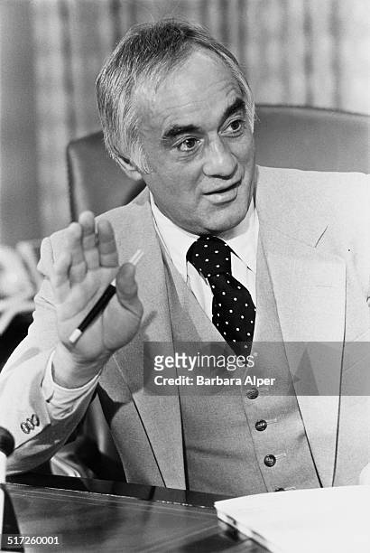 American lawyer and politician, Francis Xavier Bellotti, Boston, Massachusetts, 13th March 1978.