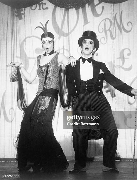 Singing for "Money" Munich: Liza Minnelli as Sally Bowles and Joel Gray as the Master of Ceremonies sing "Money" in this musical sequence from...