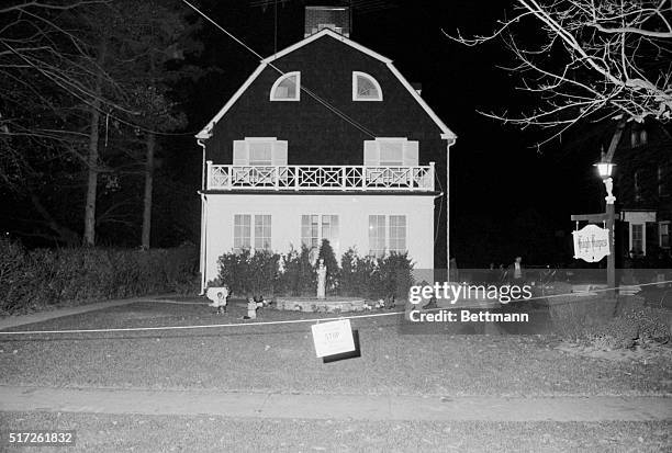 This is a front view of the home of Ronald DeFeo Sr., the car salesman, his wife, two daughters and two sons were found shot to death. Ronald DeFeo...