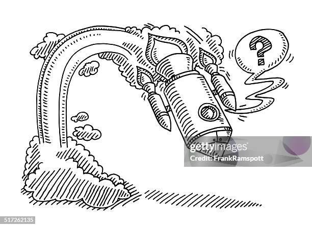 114 Rocket Fire Drawing High Res Illustrations - Getty Images