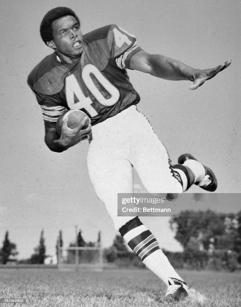 Portrait of the Chicago Bears' Gale Sayers