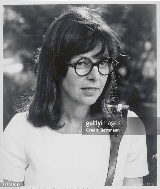 Comedienne-actress Elaine May close-up, as she appears in the movie: "A New Leaf."