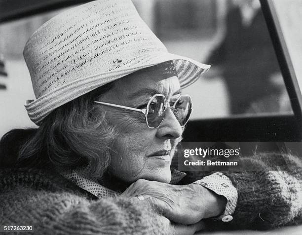 Look behind the disguise and find Academy Award winner Bette Davis. She is here during the production of Bunny O'Hare, an American International...