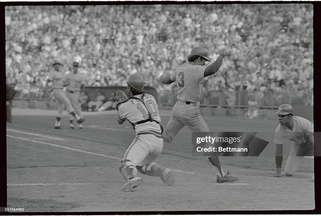 Bud Harrelson Coming for Home Plate
